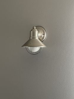Silver Wall Sconce Lights (3)