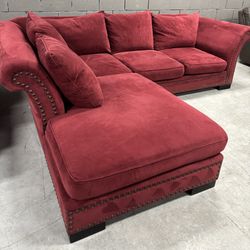 Michael Nicholas Designs Custom Nailhead Sectional Chaise Couch Sofa L Shape 