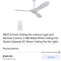 Ceiling fan- opened never used