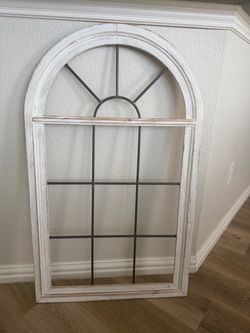 Large Arched Window Wall Decor