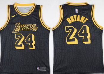 New Kobe Bryant Los Angeles LA Lakers Black Nike Mamba City