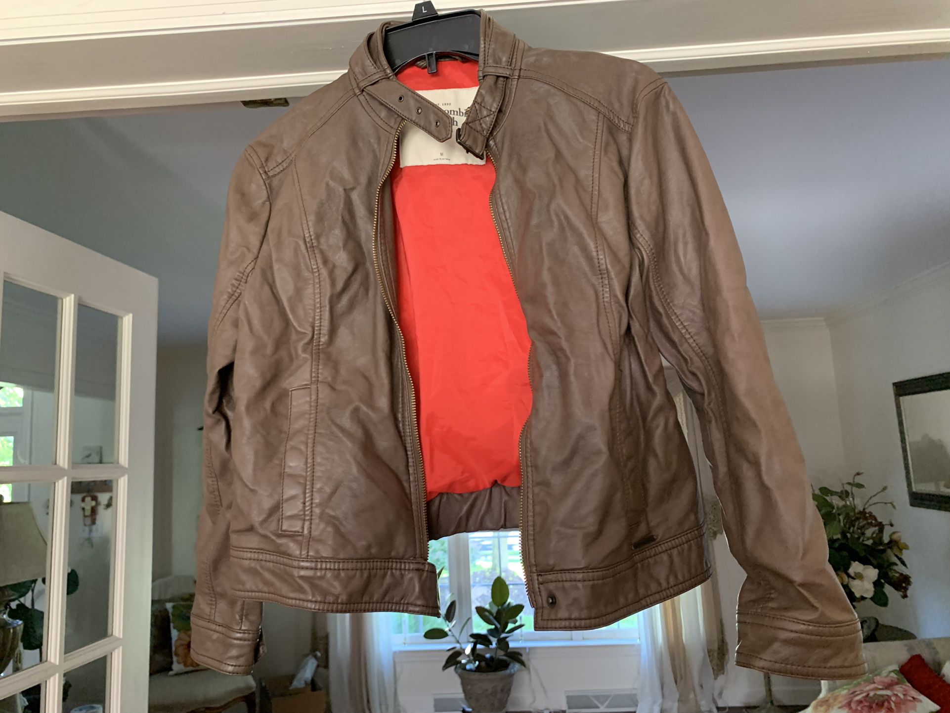 New Abercrombie Brown Jacket Size M