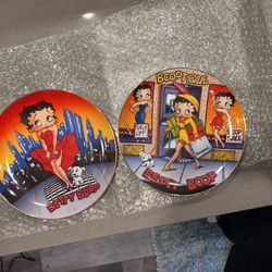  Betty Boop Collector Plates (2)