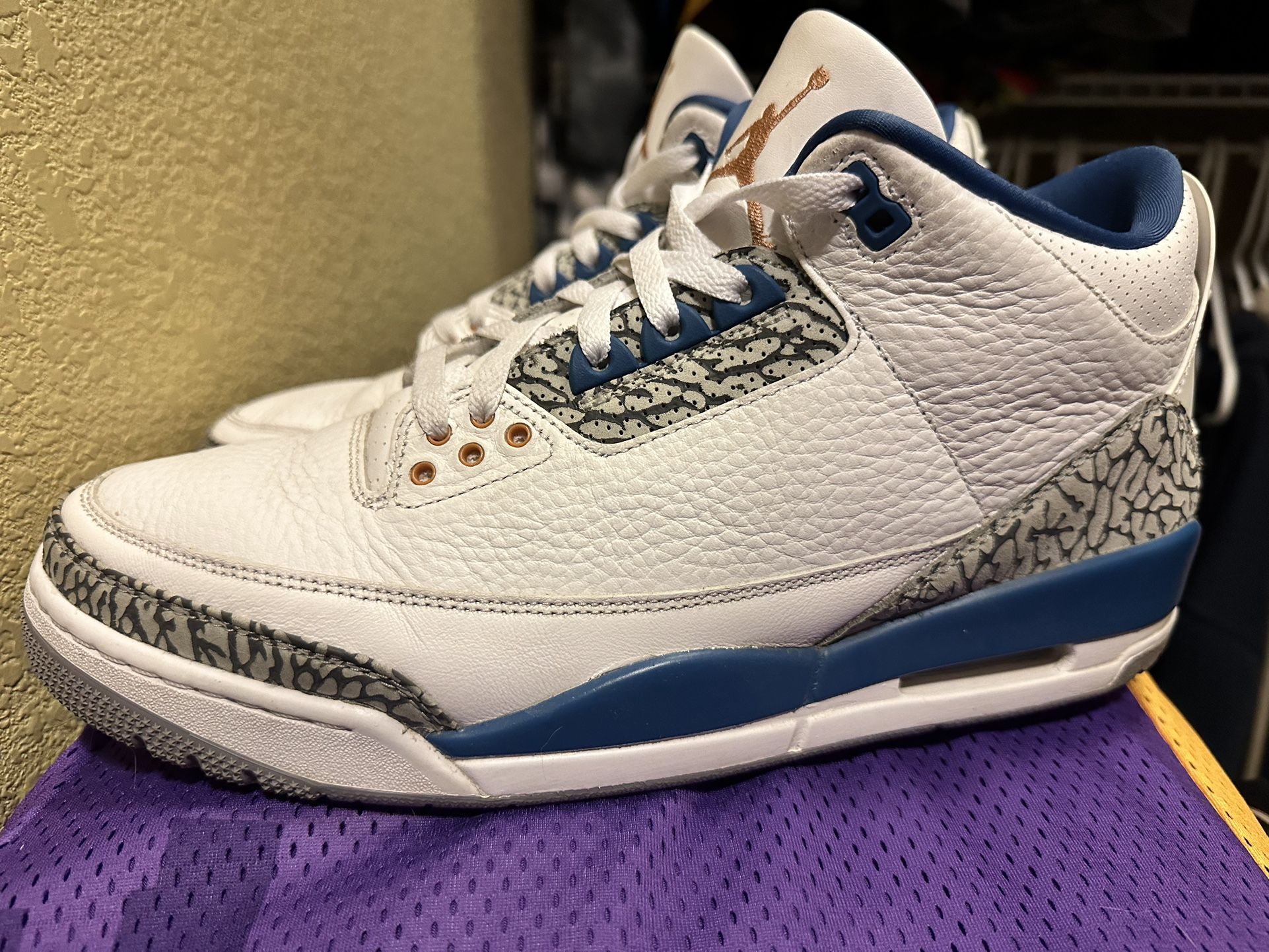 Jordan 3 Wizards Size 12