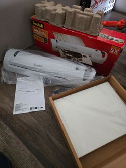 Scotch Thermal Laminator and Laminating Sheets