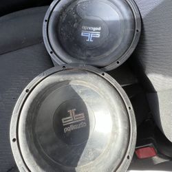 PolkAudio And Alpine Subwoofer 10inch