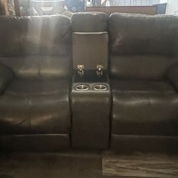 Recliner three seater couch and loveseat