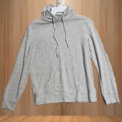 Z Supply Oversized Hoodie Pullover Gray Size Medium Long Sleeve Front Pockets