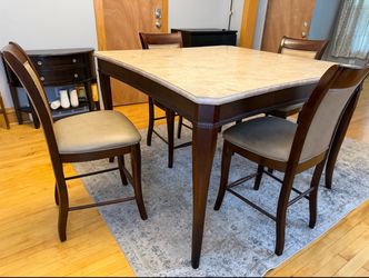 Pub Style Table with 4 chairs