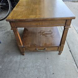 VINTAGE cherry end Table 