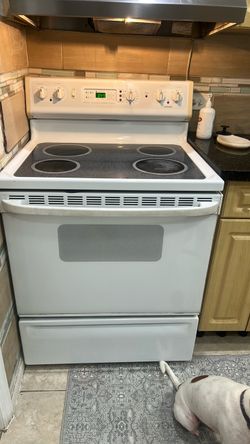 Electric range oven