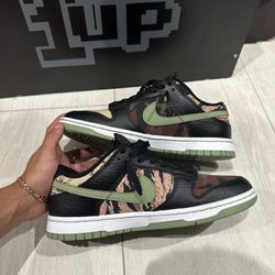 Nike Dunk Low Se Camo Black 