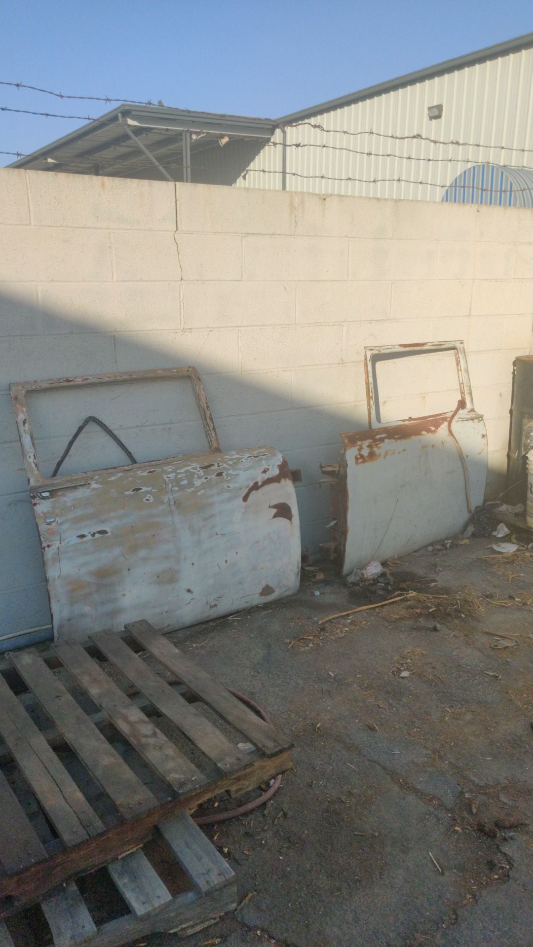 Old chevy door's don't know what there worth but not trying to get rich first person with a decent offer they're theirs
