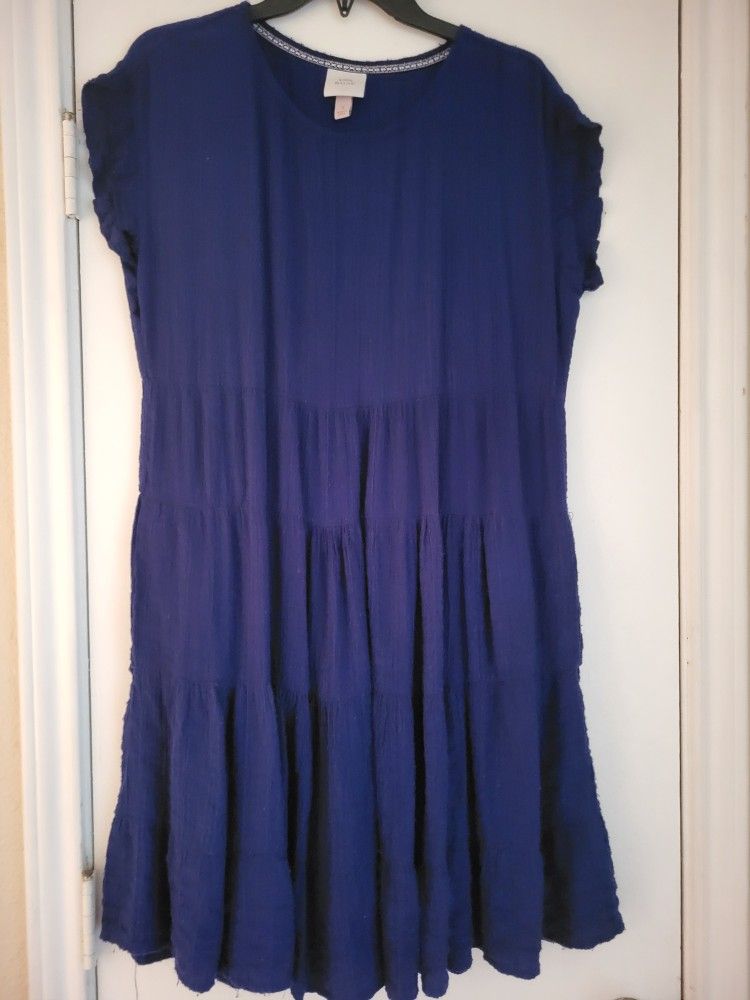 Dress, Blue, Small