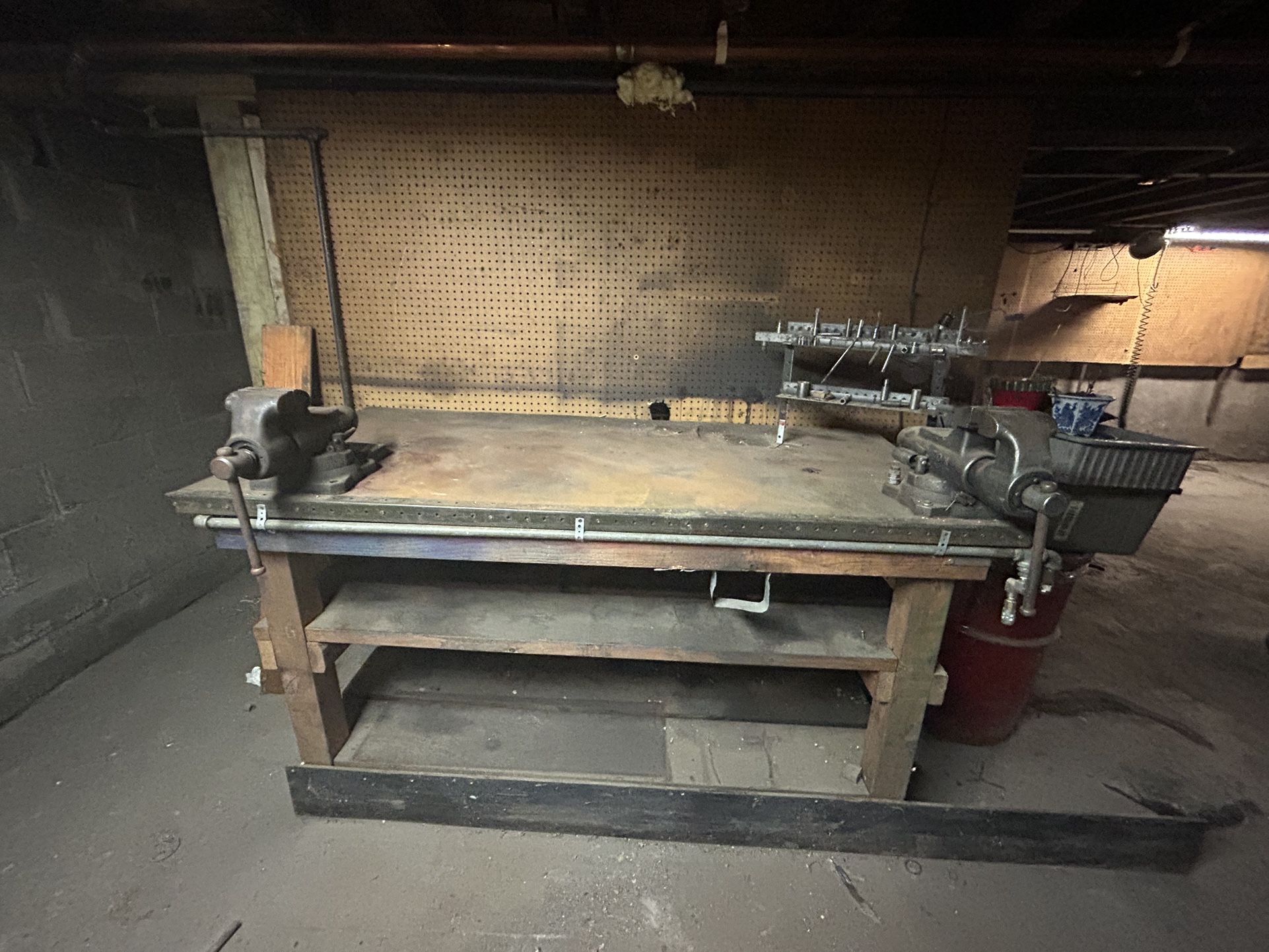 Sturdy Heavy-Duty Workbench