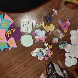 Mermaid Theme Birthday Decorations 