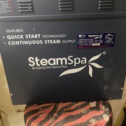 Steam spa unit
