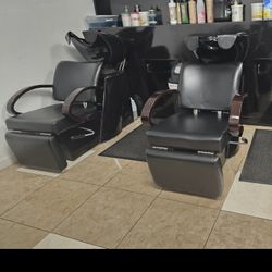 Salón Hair Washing Chair Station 