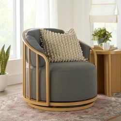 Lillian Swivel Birdcage Accent Arm Chair