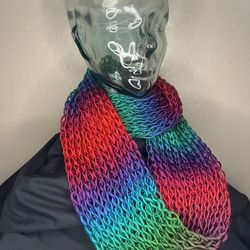 Women’s Hand Knit Infinity Scarf (wrap)