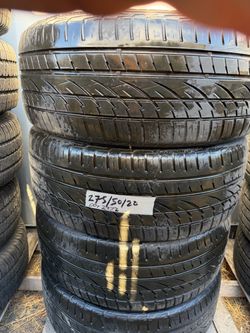 Continental 275/50/20 Used Tires Set