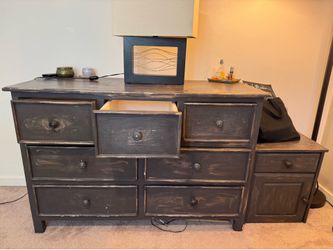 One of a kind shabby chic solid wood dresser