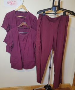Cherokee Form Scrubs - Wine (0566)
