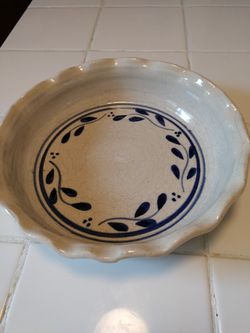 NC Pottery Deep Pie Plate