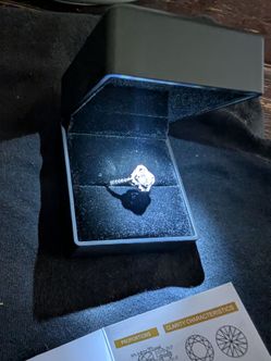 Ring 💍 anillo Moissanite (s925) Dsolid silver 🥈