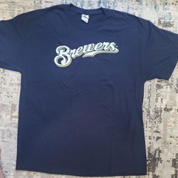 Milwaukee Brewers Baseball X-Large XL shirt New