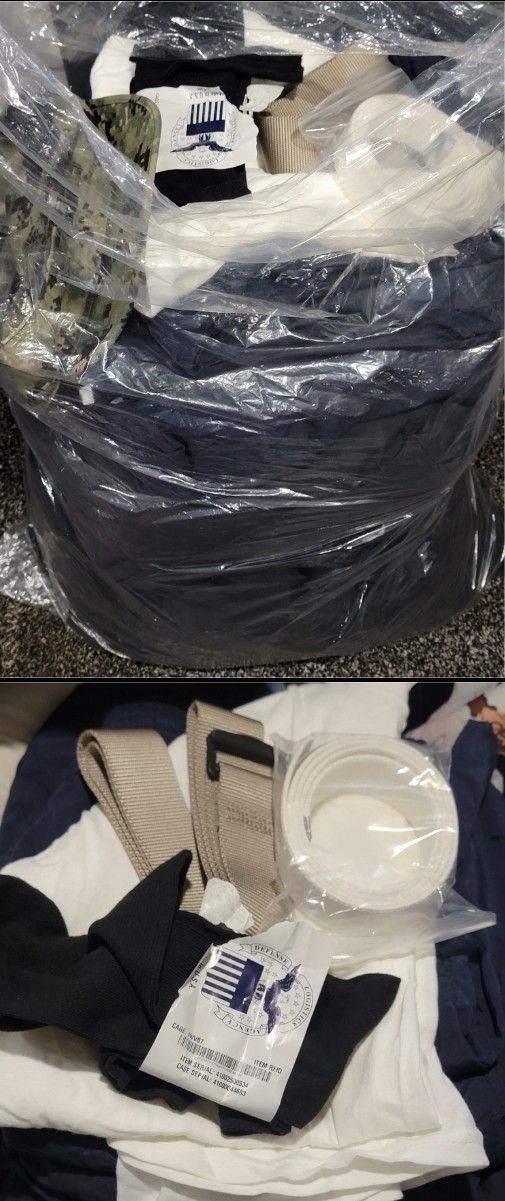 NAVY Black Cold Weather Parka And More