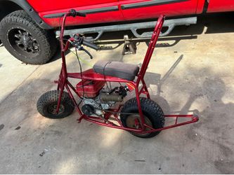 Mini bike with wheelie bar