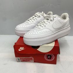 WOMEN'S NIKE COURT VISION ALTA LEATHER PLATFORM SNEAKERS
