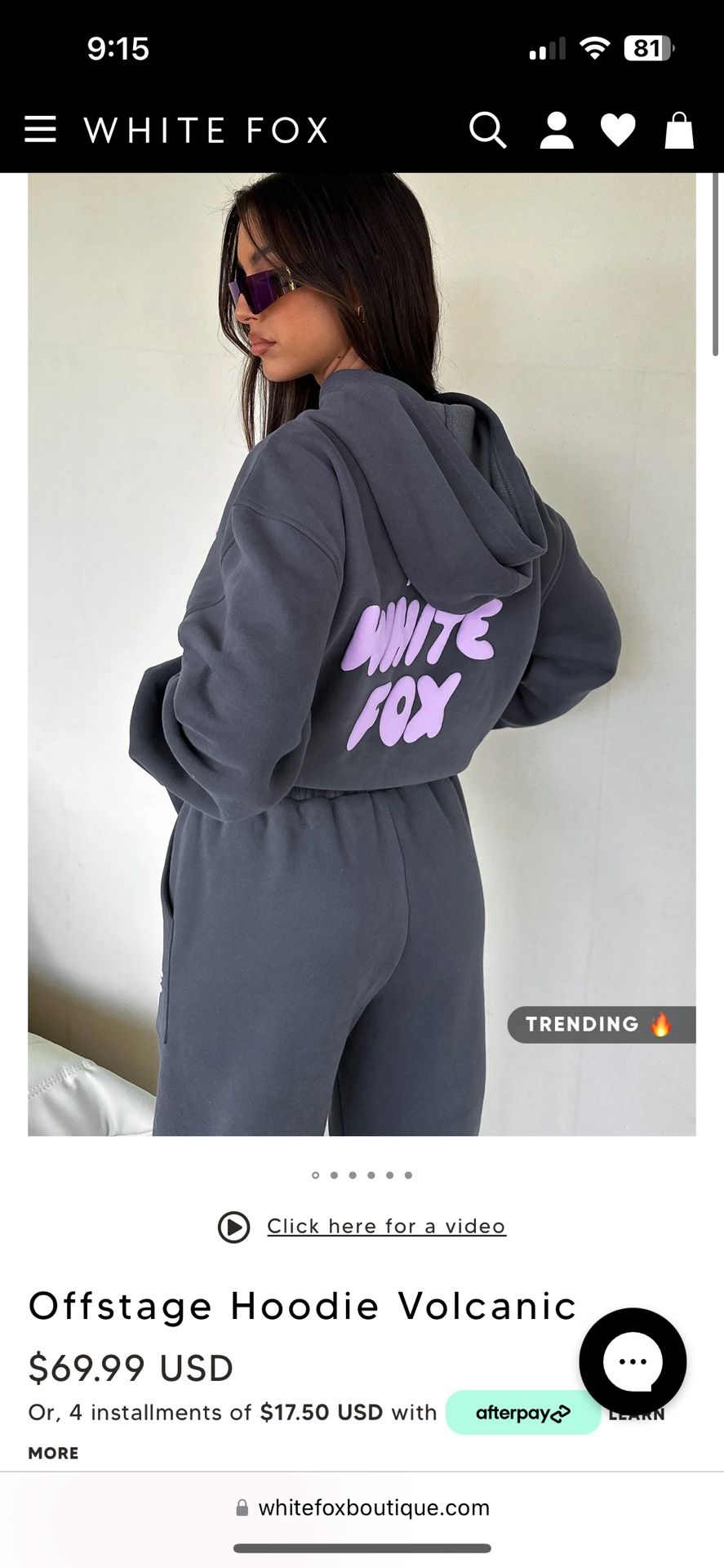 White Fox Hoodie