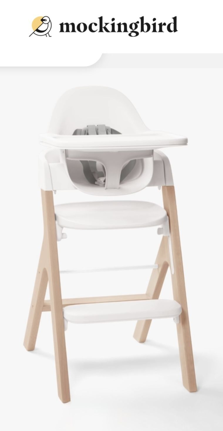 Mocking Bird Designer High Chair - Rated Best High Chair by Forbes and Baby List for 2025