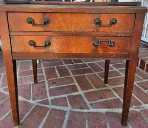 Vintage Georgian-style lowboy