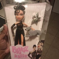 Bratz x Kylie Jenner Night Fashion Doll with Pet Dog