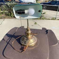 Antique Green Lamp
