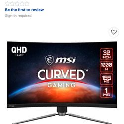 MSI curved Gaming Monitor