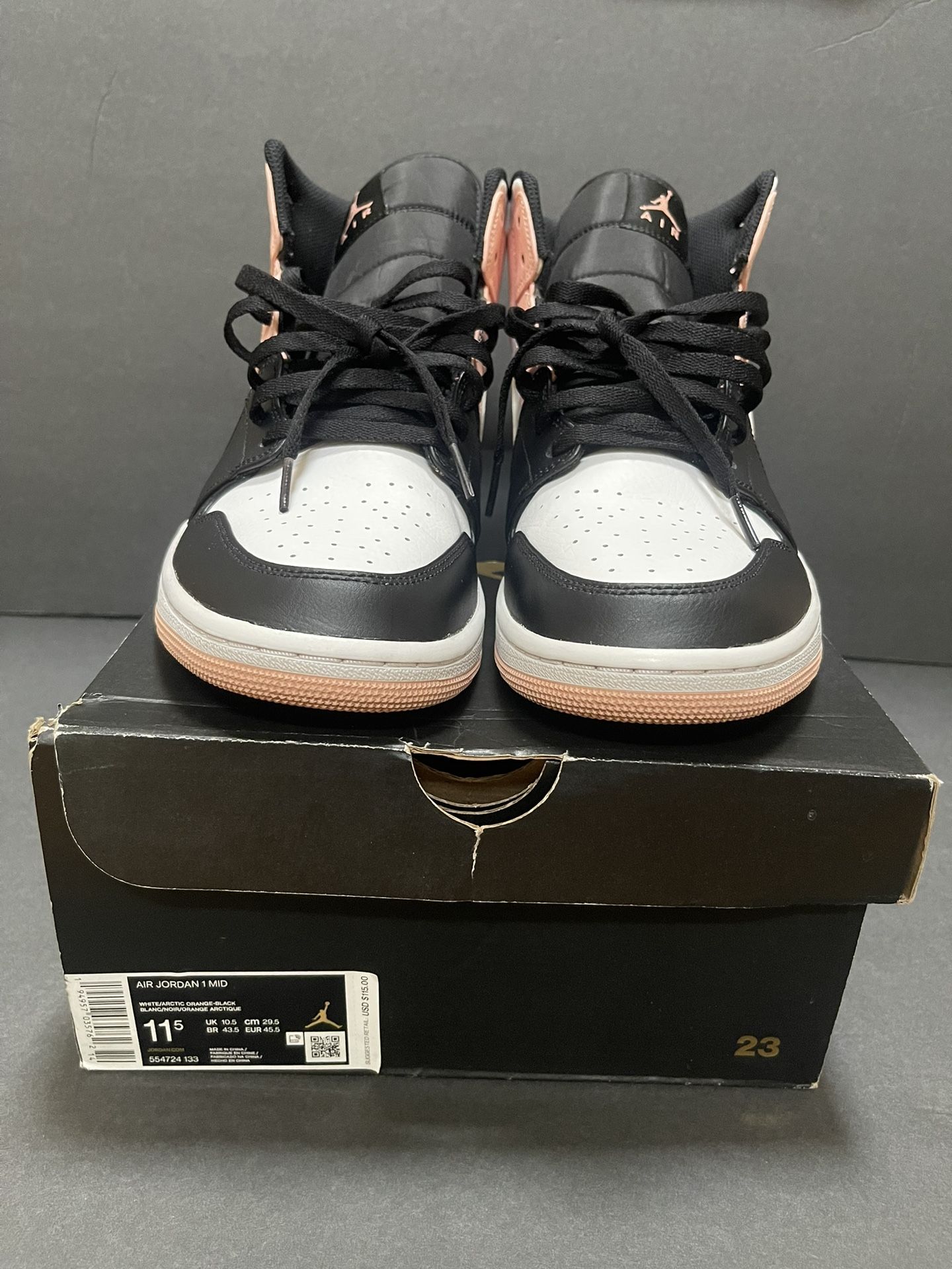 Air Jordan 1 Mid 'Crimson Tint'