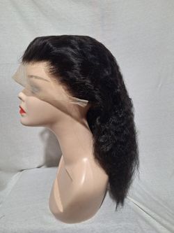 100 Percent Pure Human Hair Lace Front Wig 