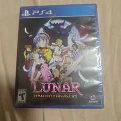 Playstation ps4 Lunar Remastered Collection