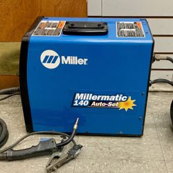 Miller Millermatic 140 Auto-set MiG Welder Corded Electric Tool Repair Welding Fabrication DIY 120v Wire Weld Hose Gauge Job Professional Site