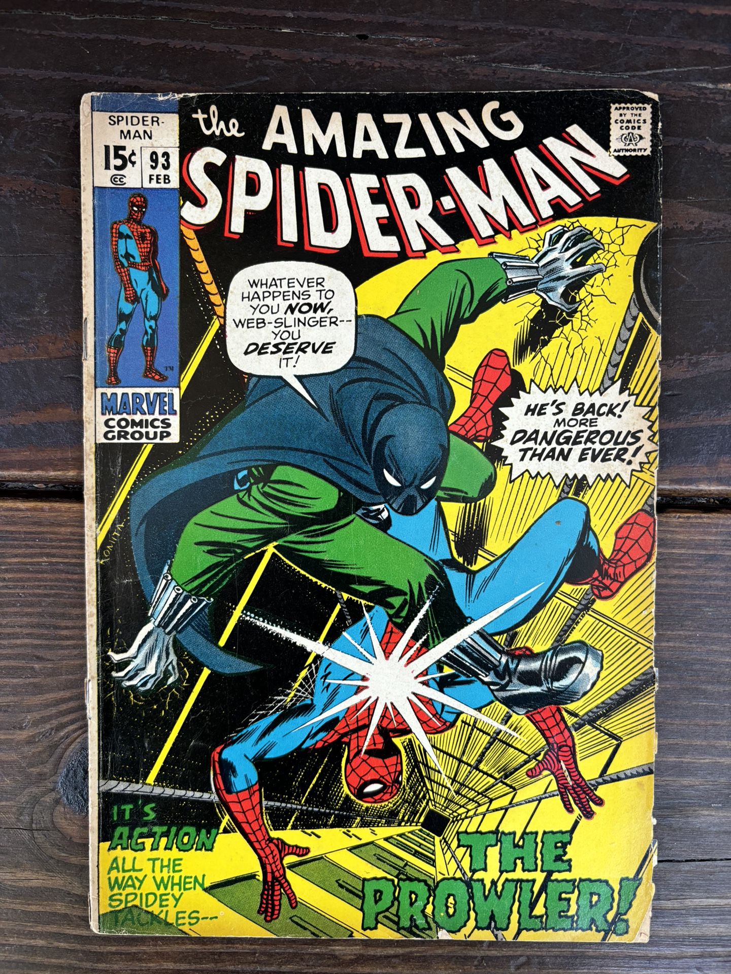 The Amazing Spider Man Comic Book#93