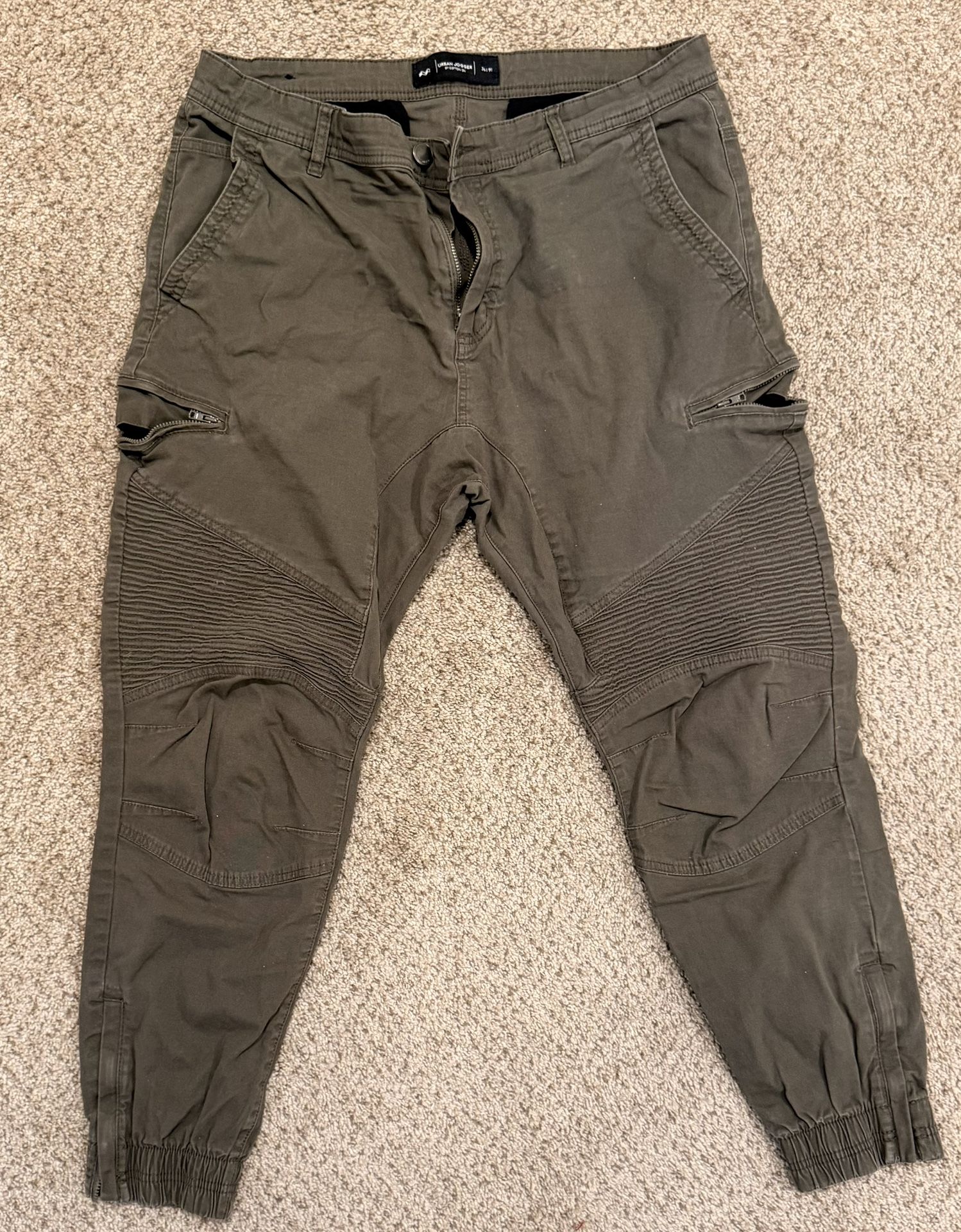 Khaki Green Urban Joggers