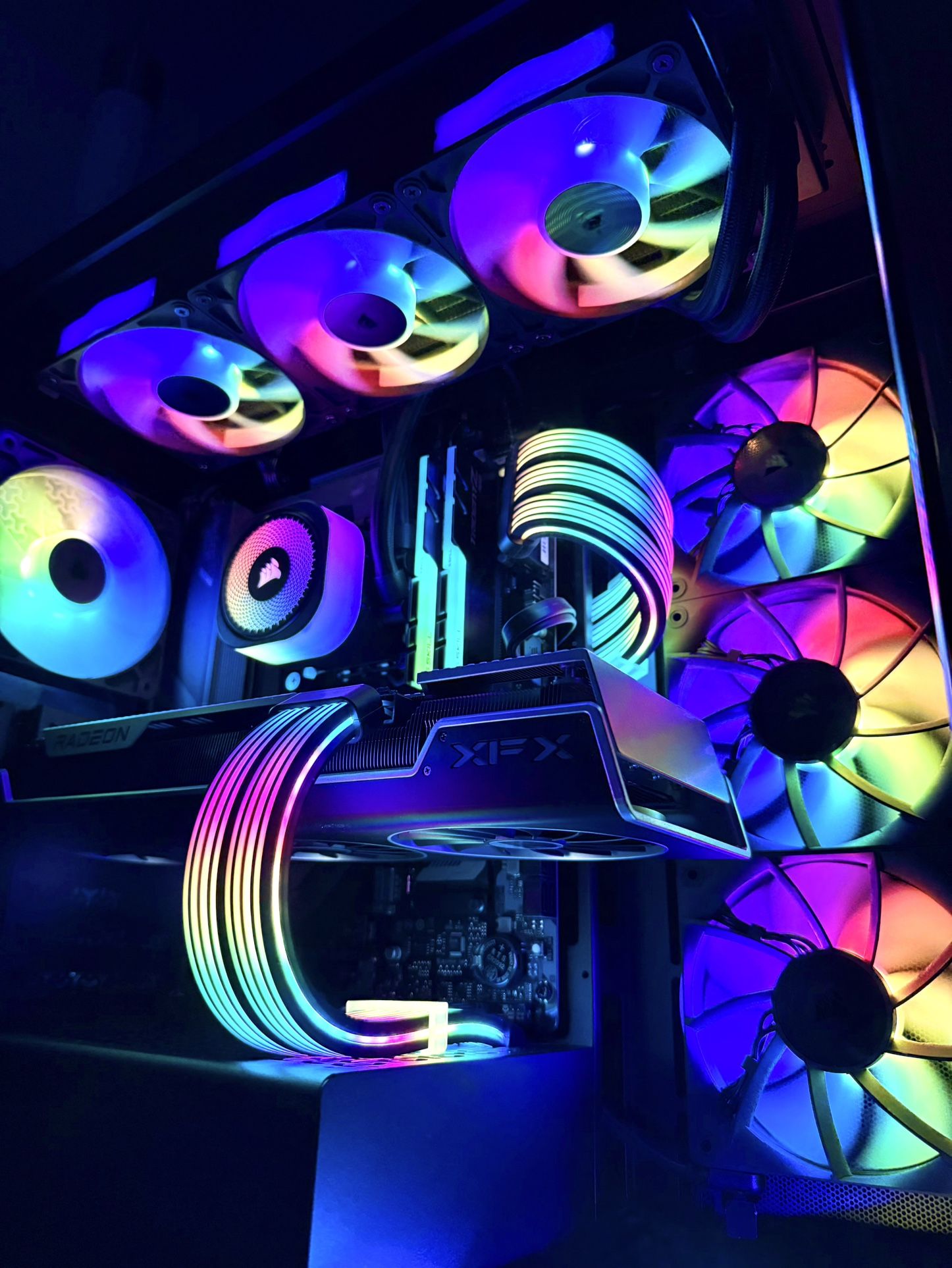 Liquid Cooling Gaming PC — i9 14900K / RX 7800 XT / 64GB DDR5 / 2TB SSD