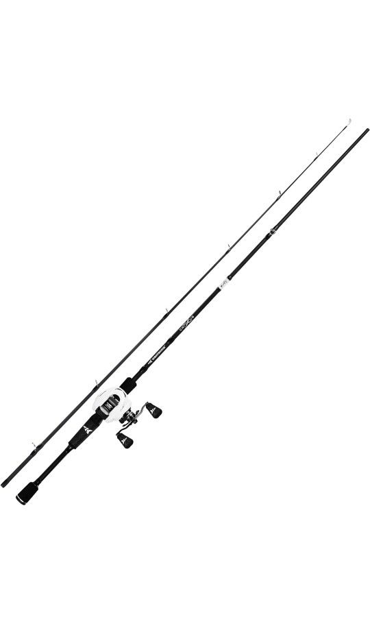 KastKing Crixus Fishing Rod and Reel Combo, Baitcasting Combo