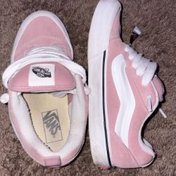 pink knu skool vans 