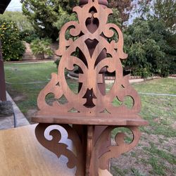Decorative Wooden Wall Shelf
