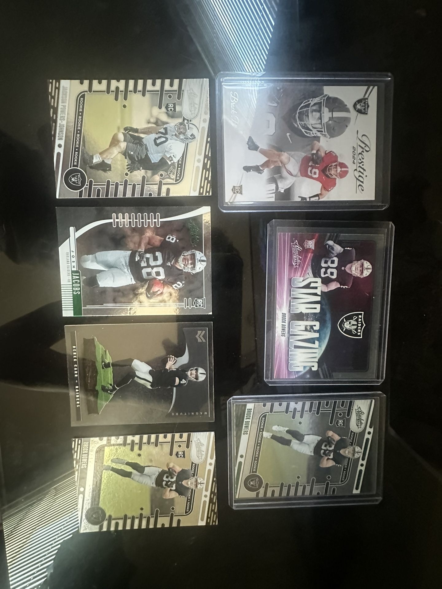 Las Vegas Raiders Football Cards Lot